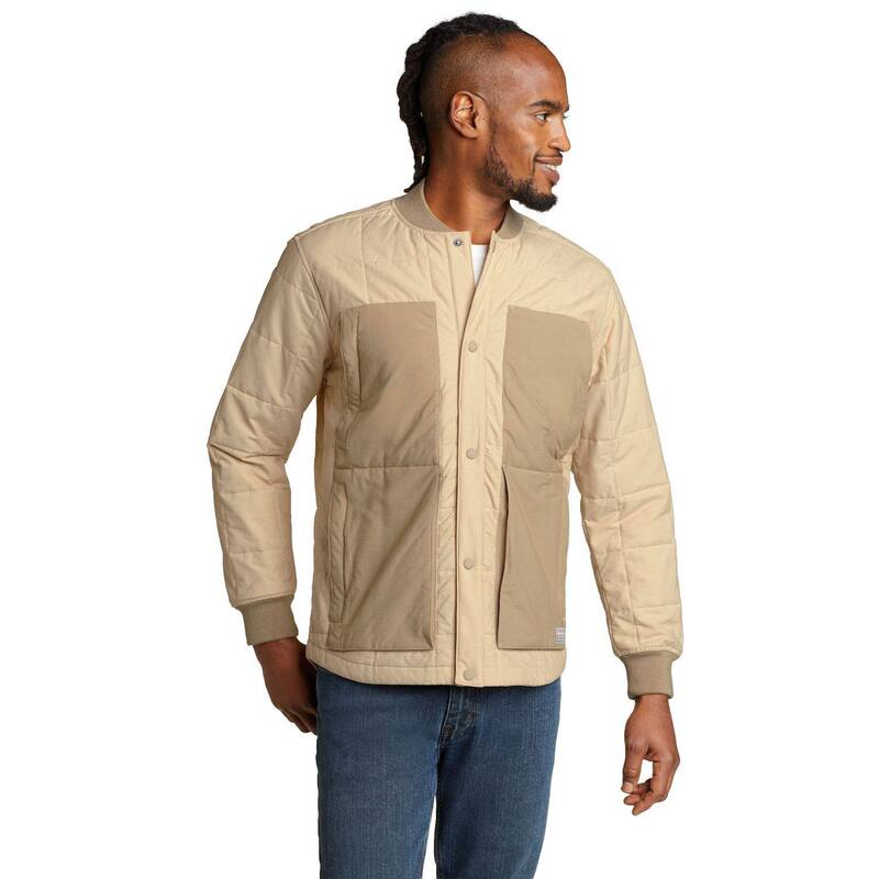 【送料無料】 エディー バウアー メンズ ジャケット・ブルゾン アウター Men's Eddie Bauer Cedar Snap Jacket Beige