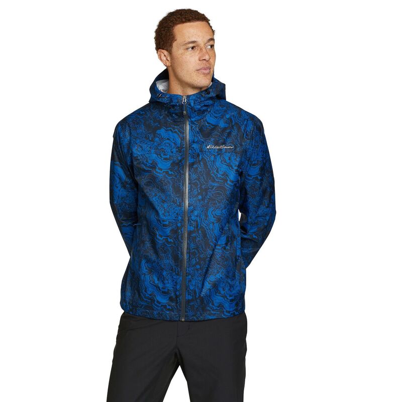 【送料無料】 エディー バウアー メンズ ジャケット・ブルゾン アウター Men's Eddie Bauer Cloud Cap Rain Jacket Pacific Blue