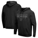 【送料無料】 コロシアム メンズ Tシャツ トップス Men's Colosseum Black Washington Huskies Blackout 3.0 Pullover Hoodie Wsh Black