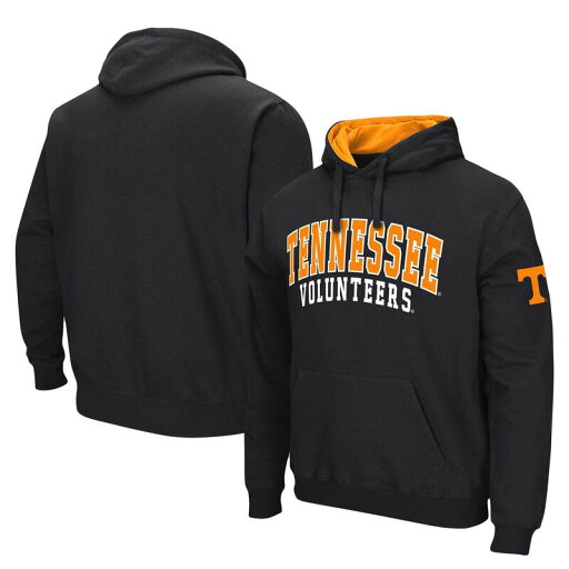 【送料無料】 コロシアム メンズ Tシャツ トップス Men's Colosseum Black Tennessee Volunteers Double Arch Pullover Hoodie Ten Black 【送料無料】 コロシアム メンズ Tシャツ トップス Men's Colosseum Black Tennessee Volunteers Double Arch Pullover Hoodie Ten Black