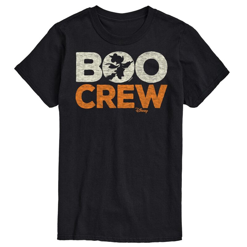 【送料無料】 ディズニー メンズ Tシャツ トップス Disney's Minnie Mouse Men's Boo Crew Graphic Tee Black