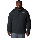 【送料無料】 コロンビア メンズ ジャケット・ブルゾン アウター Big & Tall Columbia Gate Racer II Midweight Hooded Soft Shell Jacket Black