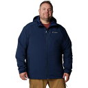 【送料無料】 コロンビア メンズ ジャケット・ブルゾン アウター Big & Tall Columbia Gate Racer II Midweight Hooded Soft Shell Jacket Collegiate Navy