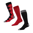 【送料無料】 メモイ メンズ 靴下 アンダーウェア Diamondlap Cotton Blend Crew Sock 3 Pack Black