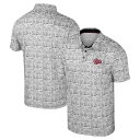 【送料無料】 コロシアム メンズ Tシャツ トップス Men's Colosseum Maroon Montana Grizzlies It's Time! Allover Print Polo Mon Red(4)