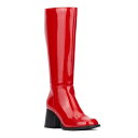 【送料無料】 オリビアミラー レディース ブーツ・レインブーツ シューズ Olivia Miller Sky Women's Tall Boots Red