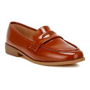 【送料無料】 ロンドンラグ レディース スリッポン・ローファー シューズ London Rag Mogul Flat Women's Loafers Brown(4)