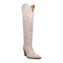 【送料無料】 ディンゴ レディース ブーツ・レインブーツ シューズ Dingo Primadonna Women's Suede Boots White