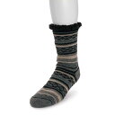 【送料無料】 ムクルクス メンズ サンダル シューズ Men's MUK LUKS Cabin Socks Grayscale(4)