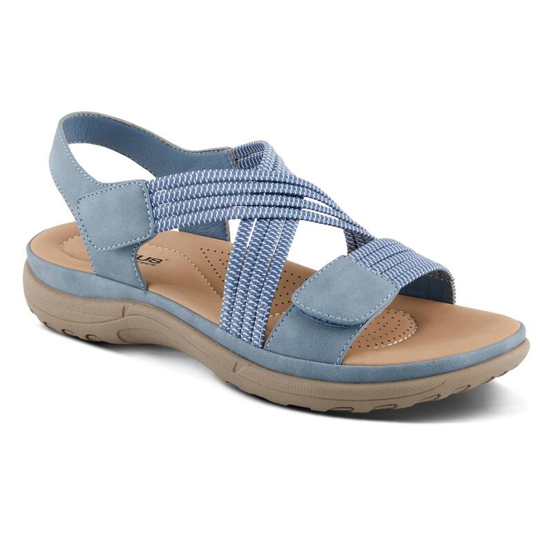 【送料無料】 フレクサス レディース サンダル シューズ Flexus by Spring Step Crossbeam Women's Sport Sandals Blue
