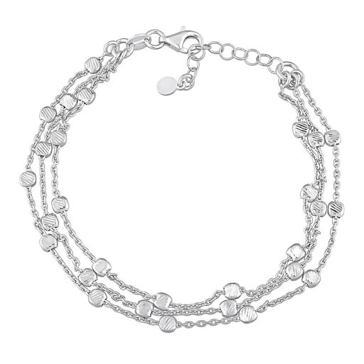 【送料無料】 ステラ グレース レディース ブレスレット・バングル・アンクレット アクセサリー Stella Grace Sterling Silver Multistrand Chain Bracelet Sterling 【送料無料】 ステラ グレース レディース ブレスレット・バングル・アンクレット アクセサリー Stella Grace Sterling Silver Multistrand Chain Bracelet Sterling