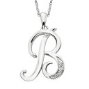 【送料無料】 アンブランデッド レディース ネックレス・チョーカー・ペンダントトップ アクセサリー Sterling Silver Diamond Accent...