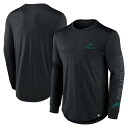 【送料無料】 ファナティクス メンズ Tシャツ トップス Men's Fanatics Black Philadelphia Eagles Blackout Long Sleeve T-Shirt Eag Black