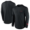 【送料無料】 ファナティクス メンズ Tシャツ トップス Men's Fanatics Black Arizona Cardinals Blackout Long Sleeve T-Shirt Acr Black