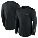 【送料無料】 ファナティクス メンズ Tシャツ トップス Men's Fanatics Black Las Vegas Raiders Blackout Long Sleeve T-Shirt Lvr Black