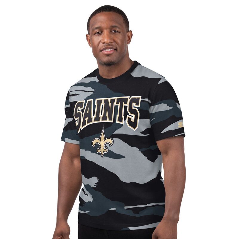 【送料無料】 スターター メンズ Tシャツ トップス Men's Starter Gray New Orleans Saints Thursday Night Gridiron T-Shirt Snt Grey