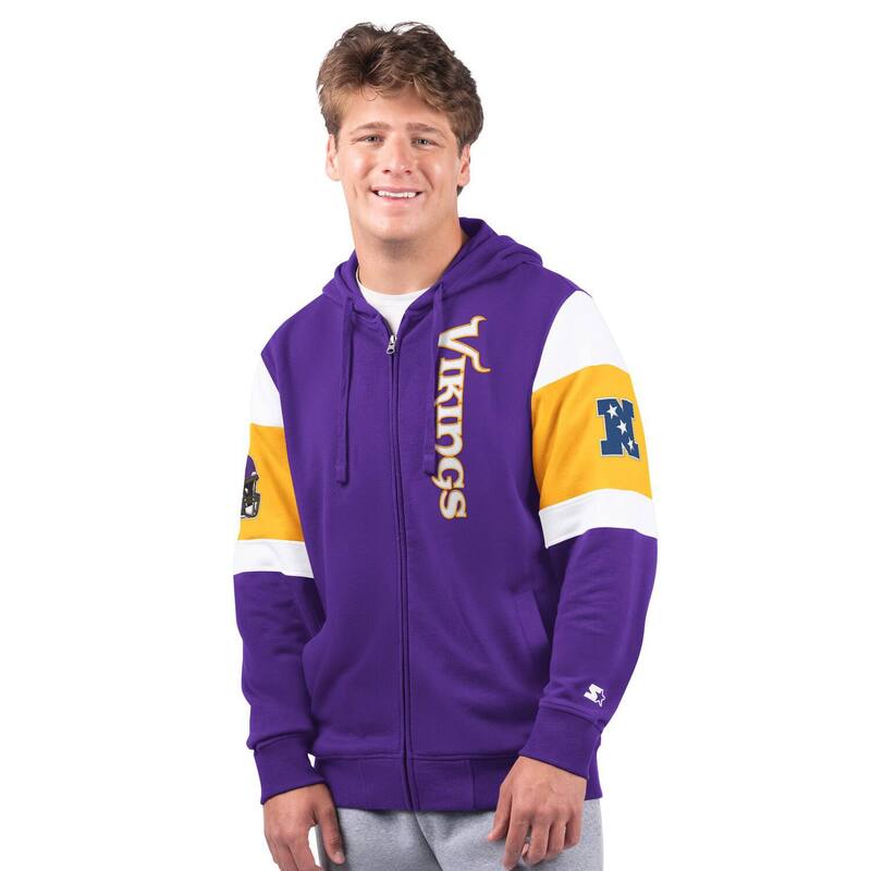 ̵   T ȥåץ Men's Starter Purple Minnesota Vikings Extr...