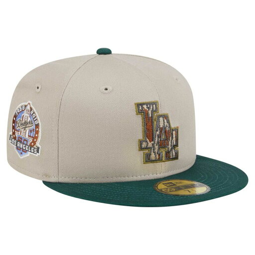 【送料無料】 ニューエラ メンズ 帽子 アクセサリー Men's New Era Natural/Hunter Green Los Angeles Dodgers Lifestyle Tree Bark Fill 59FIFTY Fitted Hat Lad Beige 【送料無料】 ニューエラ メンズ 帽子 アクセサリー Men's New Era Natural/Hunter Green Los Angeles Dodgers Lifestyle Tree Bark Fill 59FIFTY Fitted Hat Lad Beige