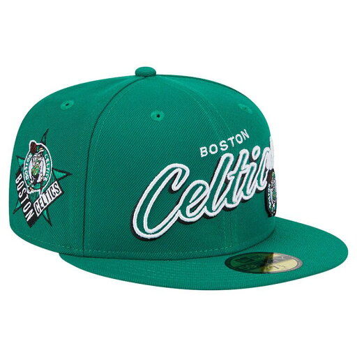 【送料無料】 ニューエラ メンズ 帽子 アクセサリー Men's New Era Kelly Green Boston Celtics Sport Night Script Sided 59FIFTY Fitted Hat Cel Green 【送料無料】 ニューエラ メンズ 帽子 アクセサリー Men's New Era Kelly Green Boston Celtics Sport Night Script Sided 59FIFTY Fitted Hat Cel Green