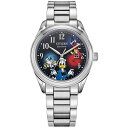【送料無料】 シチズン メンズ 腕時計 アクセサリー Disney's Fiesty Donald Duck 90th Birthday Citizen Men's Eco-Drive Stainless Steel Watch & Pin Box Set - AW1691-66W Silver(2)