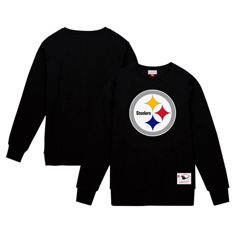 ̵ ߥå&ͥ  T ȥåץ Men's Mitchell & Ness Black Pittsburgh S...