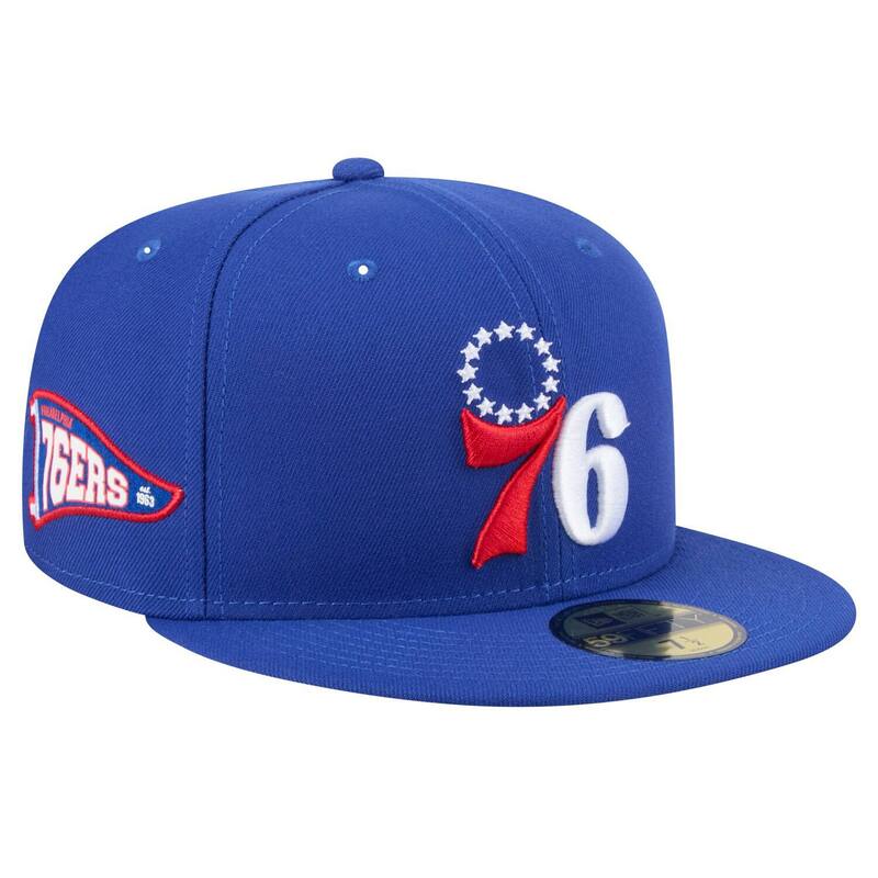 ̵ ˥塼  ˹ ꡼ Men's New Era Royal Philadelphia 76ers Thro...