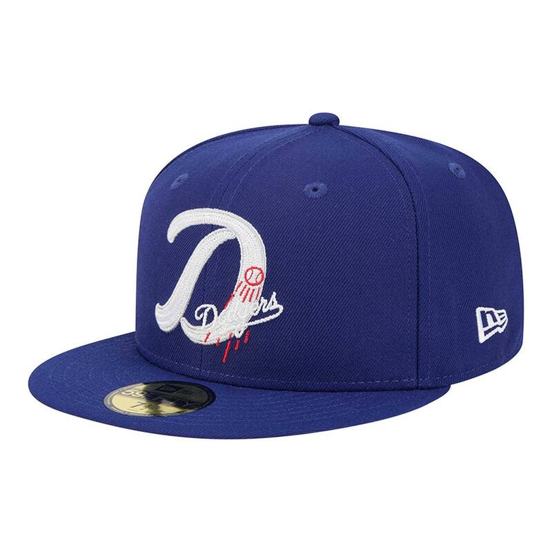 【送料無料】 ニューエラ メンズ 帽子 アクセサリー Men's New Era Royal Los Angeles Dodgers Duo Logo 2.0 59FIFTY Fitted Hat Lad Blue
