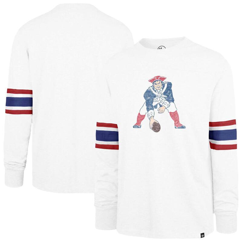̵ եƥ֥֥  T ȥåץ Men's '47 White New England Patriots...