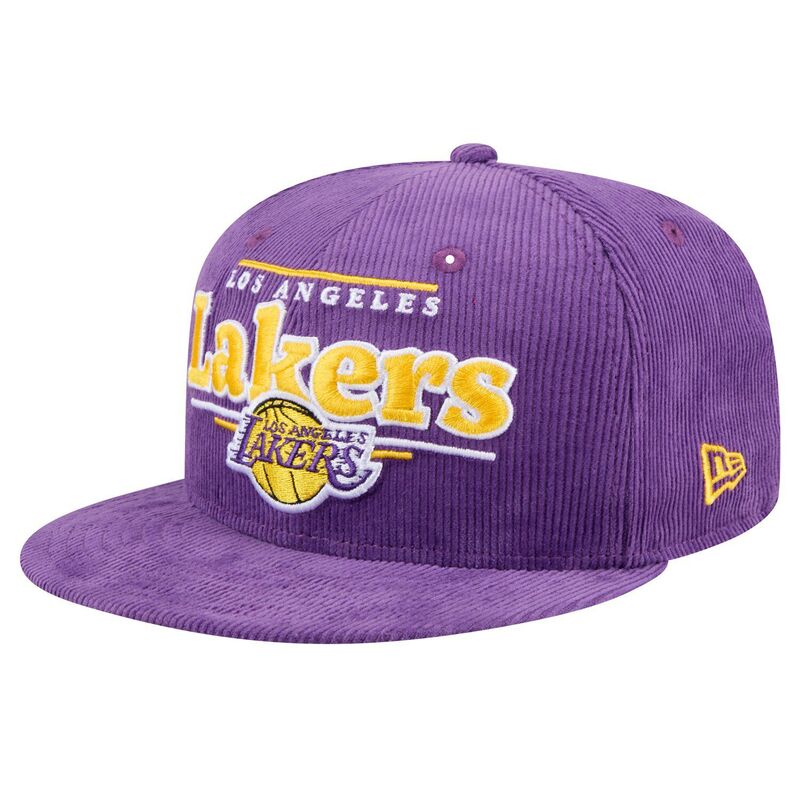 ̵ ˥塼  ˹ ꡼ Men's New Era Purple Los Angeles Lakers Thr...
