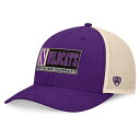 【送料無料】 トップオブザワールド メンズ 帽子 アクセサリー Men's Top of the World Purple/Natural Northwestern Wildcats Bennett TruckerAdjustable Hat Nwt Purple(4)
