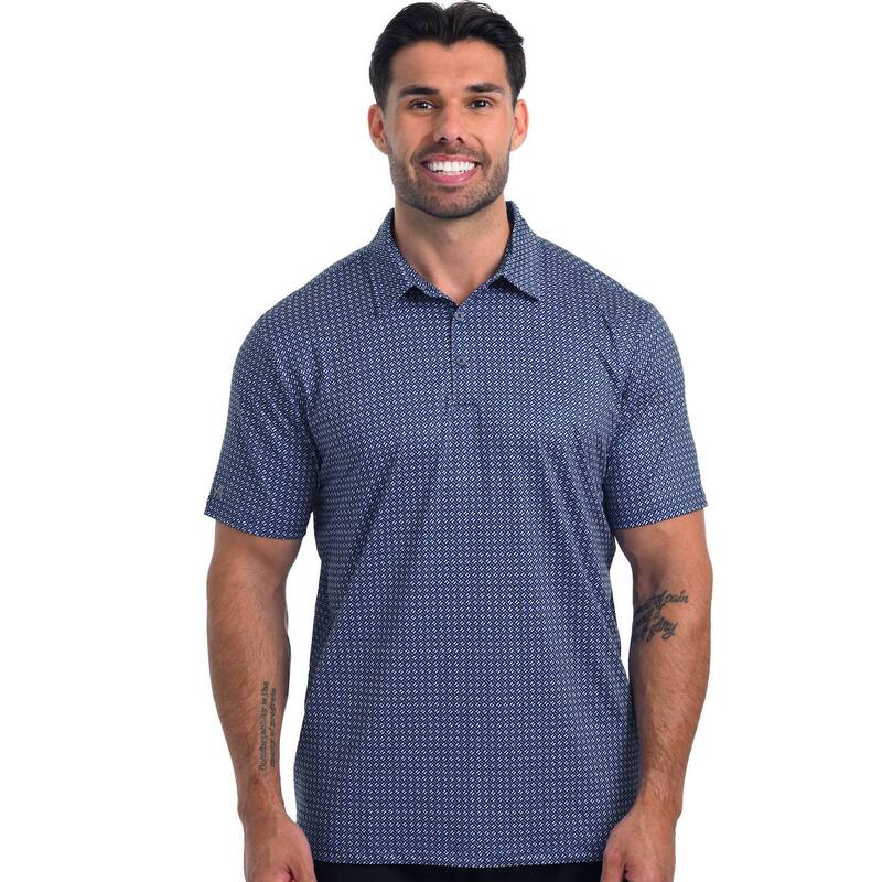 ̵ ƥ  T ȥåץ Men's Antigua Tack Polo Nautical Navy