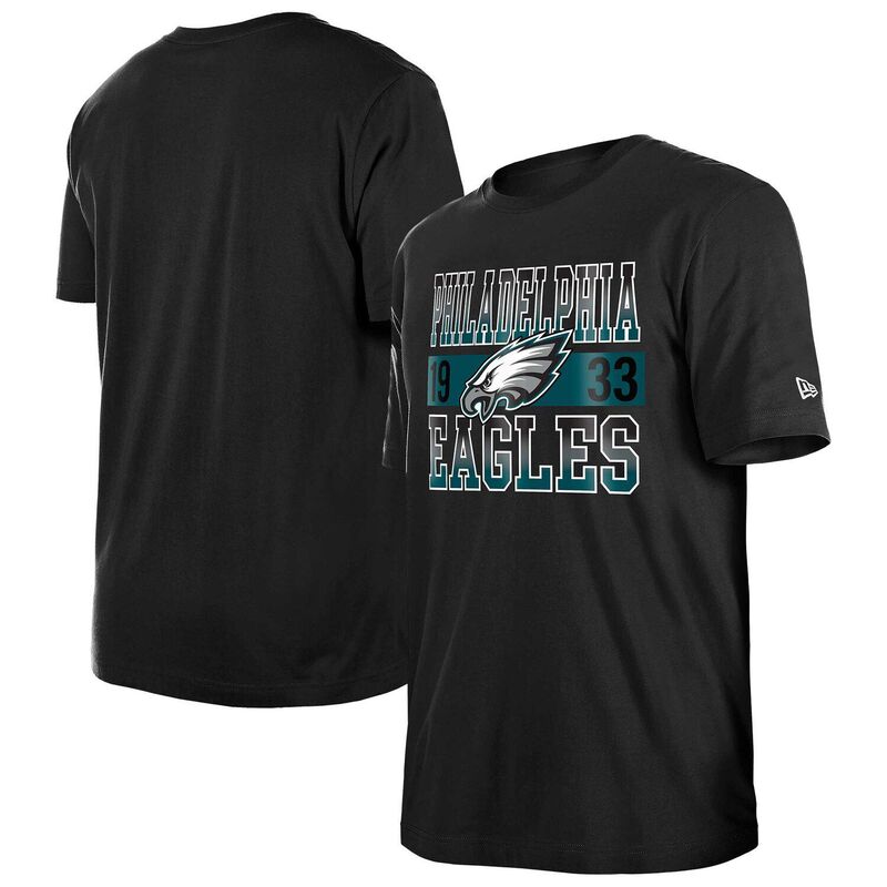̵ ˥塼  T ȥåץ Men's New Era Black Philadelphia Eagles Cit...
