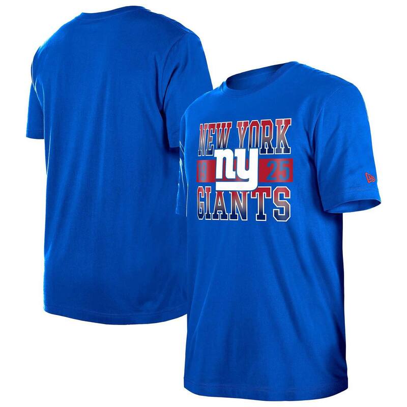 【送料無料】 ニューエラ メンズ Tシャツ トップス Men's New Era Royal New York Giants City Team T-Shirt Gia Blue