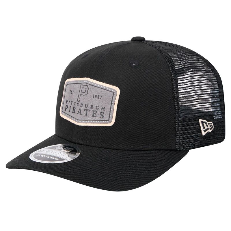 【送料無料】 ニューエラ メンズ 帽子 アクセサリー Men's New Era Gray Pittsburgh Pirates Labeled 9SEVENTY Stretch-Snap Adjustable Hat Pir Grey