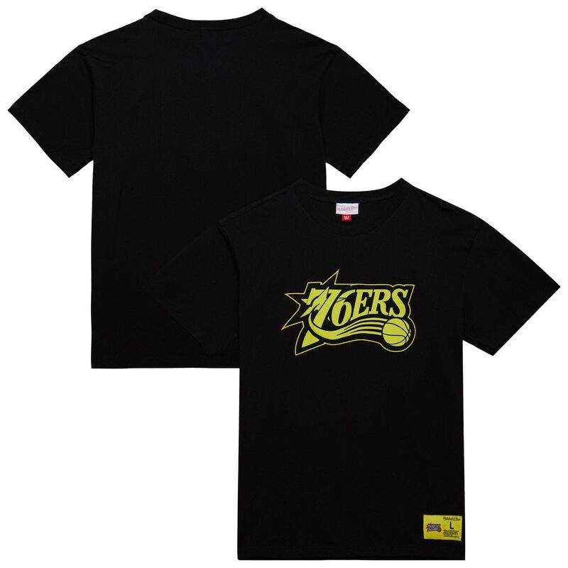 ̵ ߥå&ͥ  T ȥåץ Men's Mitchell & Ness Black Philadelphia...