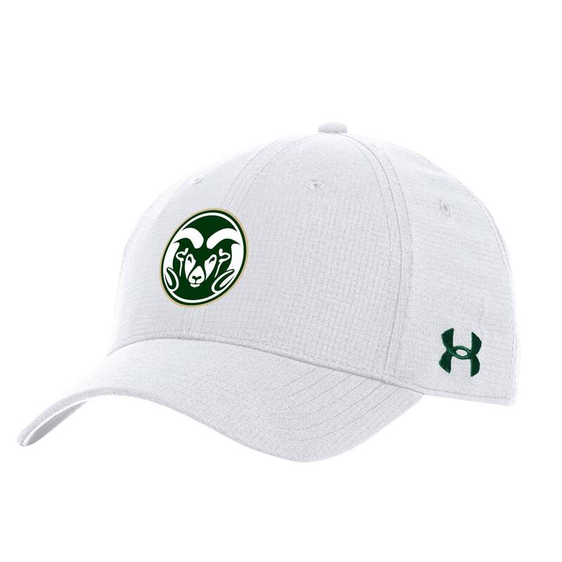 【送料無料】 アンダーアーマー メンズ 帽子 アクセサリー Men's Under Armour White Colorado State Rams Sideline Performance Flex Hat Cst White