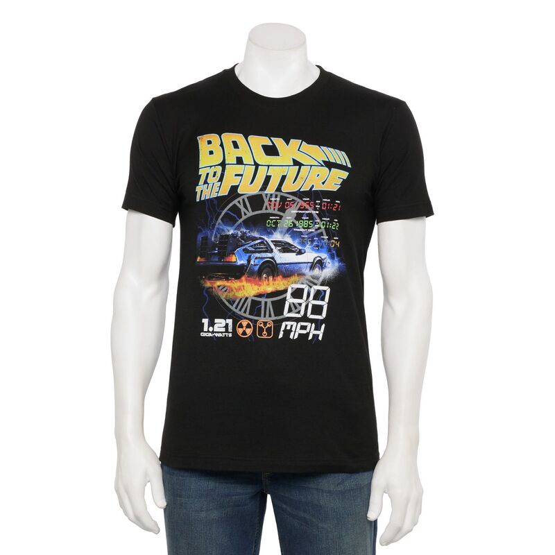 ReVida ŷԾŹ㤨̵֡ 饤 饯  T ȥåץ Men's Back to the Future 88mph Vintage Poster Graphic Tee BlackפβǤʤ4,480ߤˤʤޤ