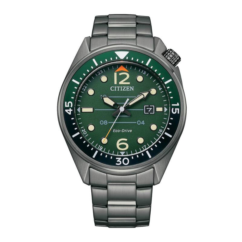 【送料無料】 シチズン メンズ 腕時計 アクセサリー Citizen Men's Eco-Drive Gray Ion-Plated Stainless Steel Bracelet Watch - AW1717-81X Gray