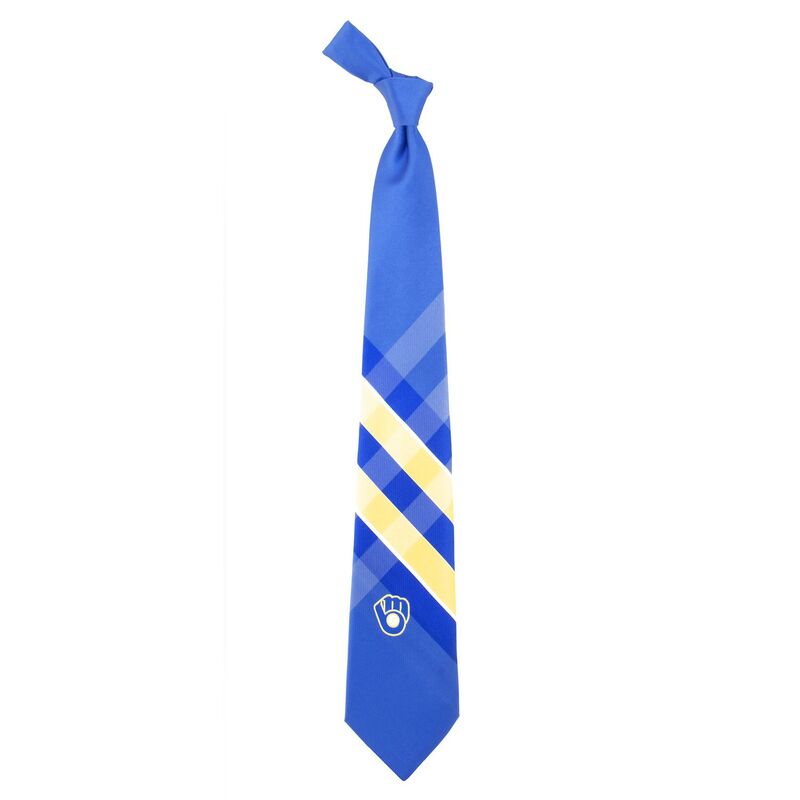 【送料無料】 MLB メンズ ネクタイ アクセサリー Men's MLB Milwaukee Brewers Tie Milwaukee Brewers