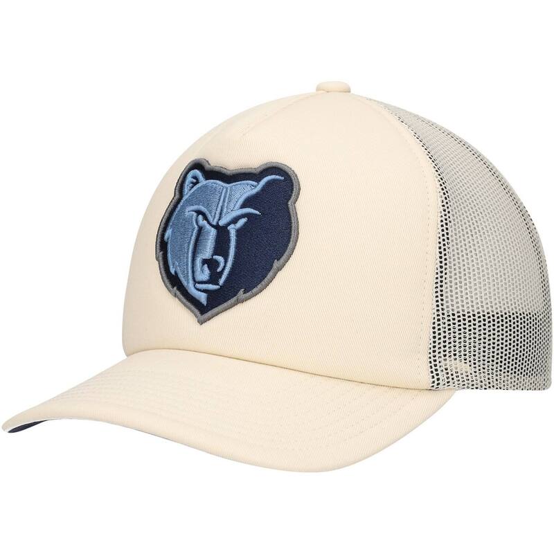 【送料無料】 ミッチェル&ネス メンズ 帽子 アクセサリー Men's Mitchell & Ness Cream Memphis Grizzlies Trucker Adjustable Hat Grz Beige