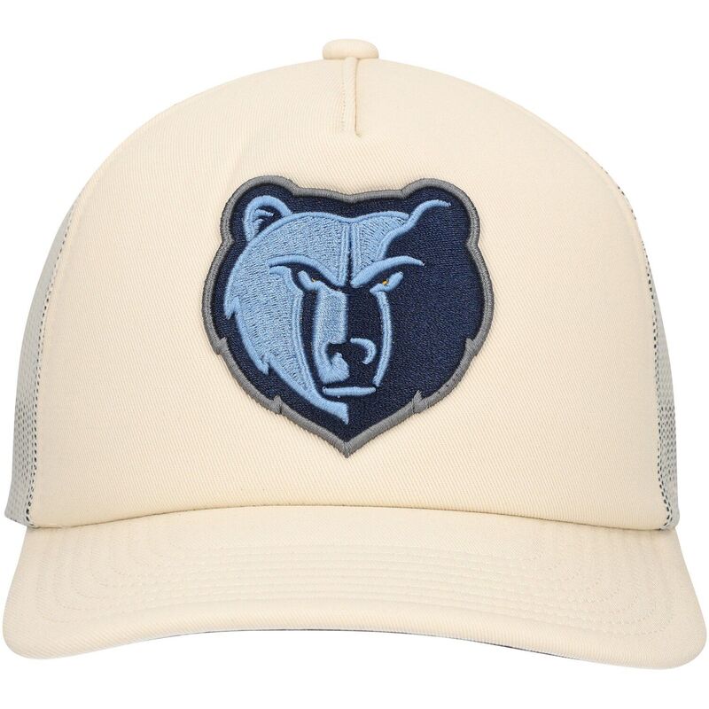 【送料無料】 ミッチェル&ネス メンズ 帽子 アクセサリー Men's Mitchell & Ness Cream Memphis Grizzlies Trucker Adjustable Hat Grz Beige