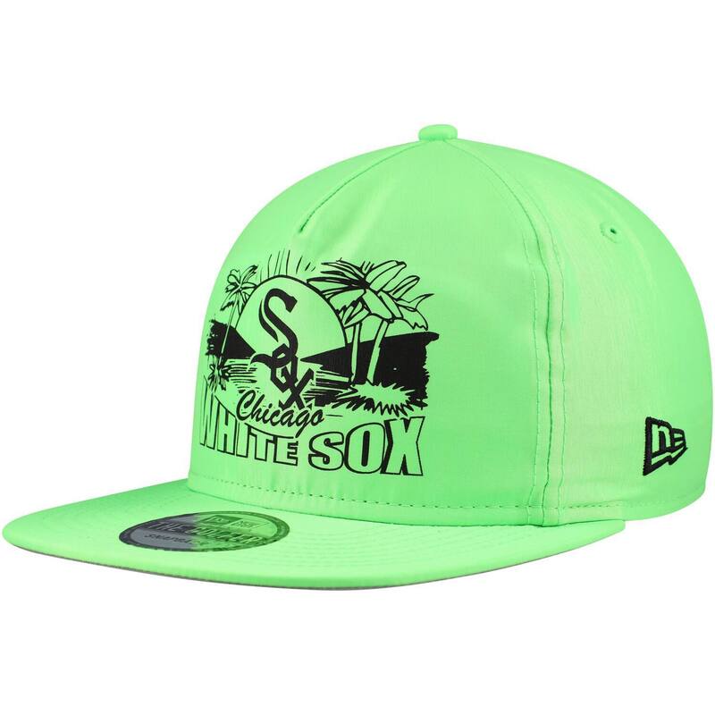 【送料無料】 ニューエラ メンズ 帽子 アクセサリー Men's New Era Green Chicago White Sox Neon Golfer Snapback Hat Sox Green