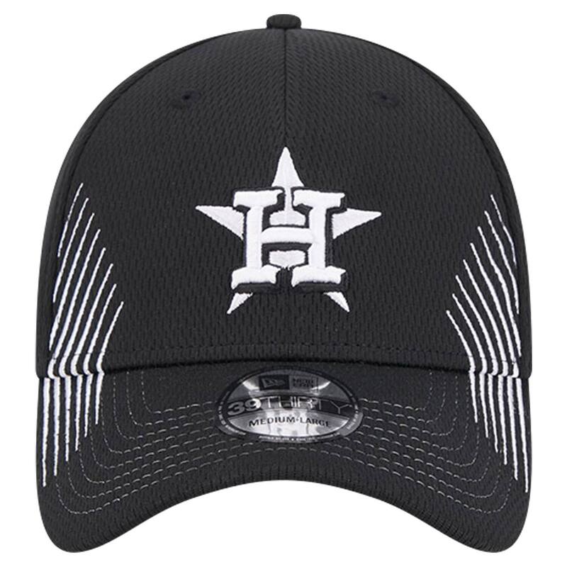 【送料無料】 ニューエラ メンズ 帽子 アクセサリー Men's New Era Black Houston Astros Active Dash Mark 39THIRTY Flex Hat Ast Black