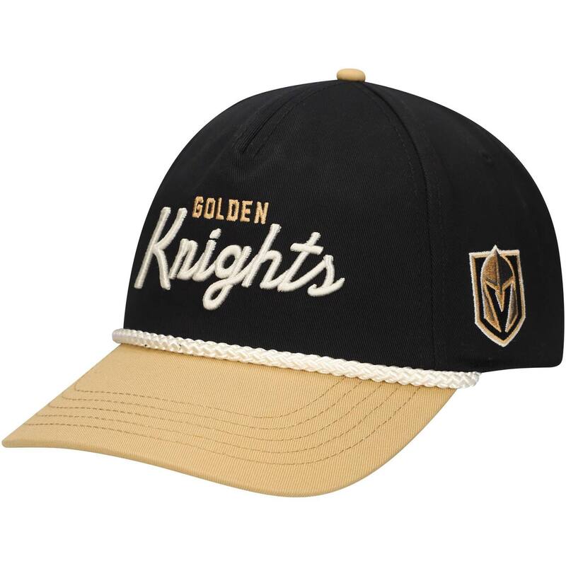 【送料無料】 アメリカンニードル メンズ 帽子 アクセサリー Men's American Needle Black/Gold Vegas Golden Knights Roscoe Washed Twill Adjustable Hat Lvk Black