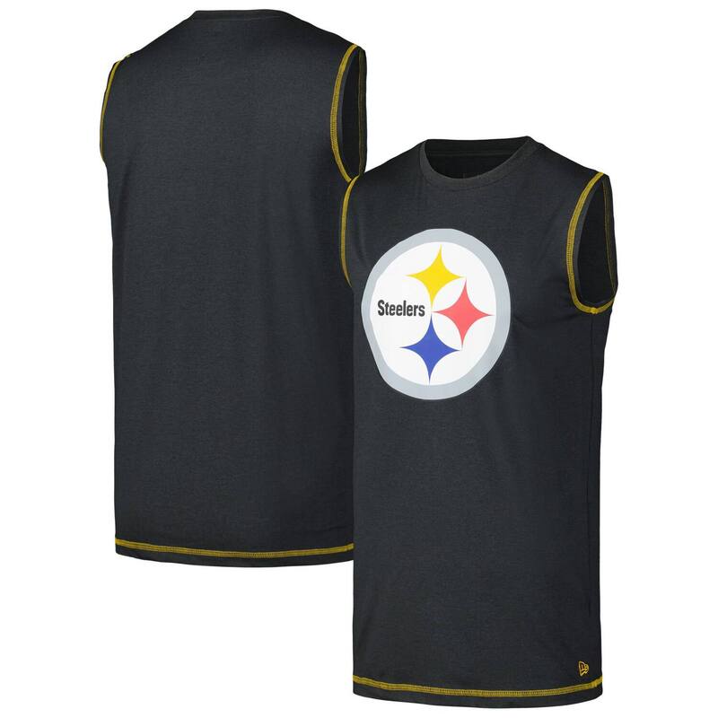 ̵ ˥塼  T ȥåץ Men's New Era Black Pittsburgh Steelers Tan...