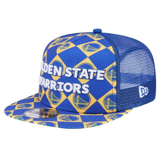 【送料無料】 ニューエラ メンズ 帽子 アクセサリー Men's New Era Royal Golden State Warriors Seeing Diamonds A-Frame Trucker 9FIFTY Snapback Hat War Blue 【送料無料】 ニューエラ メンズ 帽子 アクセサリー Men's New Era Royal Golden State Warriors Seeing Diamonds A-Frame Trucker 9FIFTY Snapback Hat War Blue