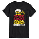 【送料無料】 ライセンス キャラクター メンズ Tシャツ トップス Men's Zicke Zacke Hoi Hoi Oktoberfest Tee Black(4)