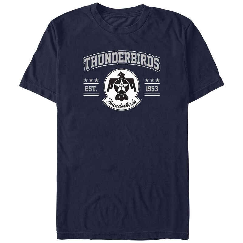 【送料無料】 ライセンス キャラクター メンズ Tシャツ トップス Men's U.S. Air Force Thunderbirds Est. 1953 Graphic Tee Navy