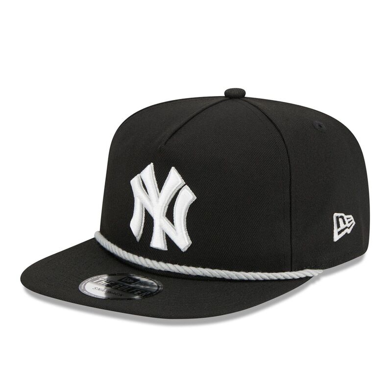 【送料無料】 ニューエラ メンズ 帽子 アクセサリー Men's New Era Black New York Yankees Branch Golfer Snapback Hat Ynk Black
