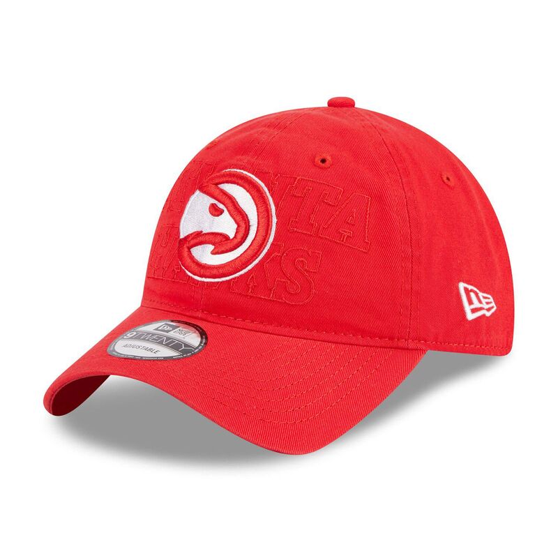 【送料無料】 ニューエラ メンズ 帽子 アクセサリー Men's New Era Red Atlanta Hawks 2023 NBA Draft 9TWENTY Adjustable Hat Haw Red